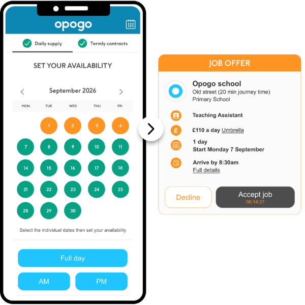 Candidate facing app